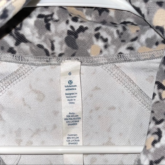 Lululemon Zip Up Grey Speckled Jacket - Picture 4 of 8